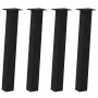 Patas para mesa de centro 4 uds acero negro 72 cm by , Table legs - Ref: Foro24-4012504, Price: 75,02 €, Discount: %