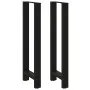 Patas de mesa de centro acero negro 2 uds 40x(110-111) cm de , Patas para mesas - Ref: Foro24-4013348, Precio: 130,49 €, Desc...