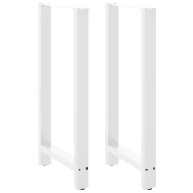 Patas de mesa de centro acero blanco 2 uds 60x(110-111) cm by , Table legs - Ref: Foro24-4013357, Price: 113,45 €, Discount: %