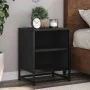 Mesita de noche madera ingeniería negro 40x31x50 cm metal von , Nachttische - Ref: Foro24-848699, Preis: 36,70 €, Rabatt: %