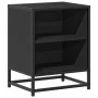 Mesita de noche madera ingeniería negro 40x31x50 cm metal von , Nachttische - Ref: Foro24-848699, Preis: 36,70 €, Rabatt: %