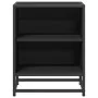 Mesita de noche madera ingeniería negro 40x31x50 cm metal von , Nachttische - Ref: Foro24-848699, Preis: 36,70 €, Rabatt: %