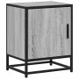 Mesita noche madera de ingeniería gris sonoma 40x31x50 cm metal von , Nachttische - Ref: Foro24-848715, Preis: 38,47 €, Rabat...