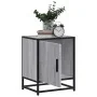 Mesita noche madera de ingeniería gris sonoma 40x31x50 cm metal von , Nachttische - Ref: Foro24-848715, Preis: 38,47 €, Rabat...