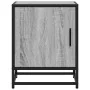 Mesita noche madera de ingeniería gris sonoma 40x31x50 cm metal von , Nachttische - Ref: Foro24-848715, Preis: 38,47 €, Rabat...