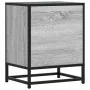 Mesita noche madera de ingeniería gris sonoma 40x31x50 cm metal von , Nachttische - Ref: Foro24-848715, Preis: 38,47 €, Rabat...