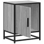 Mesita noche madera de ingeniería gris sonoma 40x31x50 cm metal von , Nachttische - Ref: Foro24-848715, Preis: 38,47 €, Rabat...
