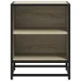 Mesita de noche madera ingeniería roble sonoma 40x31x50cm metal de , Mesitas de noche - Ref: Foro24-848701, Precio: 35,68 €, ...