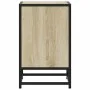 Mesita de noche madera ingeniería roble sonoma 40x31x50cm metal de , Mesitas de noche - Ref: Foro24-848701, Precio: 35,68 €, ...