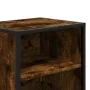 Mesita noche madera ingeniería roble ahumado 40x31x50cm metal de , Mesitas de noche - Ref: Foro24-848703, Precio: 35,68 €, De...