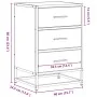 Mesita noche madera ingeniería gris sonoma 40x34,5x60 cm metal von , Nachttische - Ref: Foro24-848722, Preis: 62,23 €, Rabatt: %