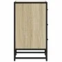 Mesita noche madera ingeniería roble sonoma 40x34,5x60cm metal von , Nachttische - Ref: Foro24-848720, Preis: 60,62 €, Rabatt: %