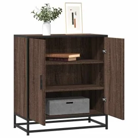 Aparador madera ingeniería y metal marrón roble 68x35x76 cm von , Sideboards - Ref: Foro24-848968, Preis: 85,72 €, Rabatt: %