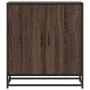 Aparador madera ingeniería y metal marrón roble 68x35x76 cm de , Aparadores - Ref: Foro24-848968, Precio: 78,26 €, Descuento: %
