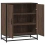 Aparador madera ingeniería y metal marrón roble 68x35x76 cm de , Aparadores - Ref: Foro24-848968, Precio: 78,26 €, Descuento: %