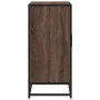 Aparador madera ingeniería y metal marrón roble 68x35x76 cm de , Aparadores - Ref: Foro24-848968, Precio: 78,26 €, Descuento: %