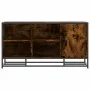 Banco zapatero madera de ingeniería roble ahumado 100x40x53,5cm by , Benches for halls and storage - Ref: Foro24-849216, Pric...