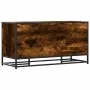Banco zapatero madera de ingeniería roble ahumado 100x40x53,5cm by , Benches for halls and storage - Ref: Foro24-849216, Pric...