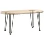 Patas mesa tipo horquilla 4 uds acero macizo acero natural 42cm by , Table legs - Ref: Foro24-4012443, Price: 51,70 €, Discou...