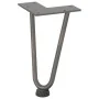 Patas mesa tipo horquilla 4 uds acero macizo acero natural 20cm by , Table legs - Ref: Foro24-4012415, Price: 31,70 €, Discou...