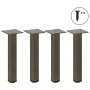 Patas para mesa de centro 4 uds acero acero natural 42-44 cm by , Table legs - Ref: Foro24-4012455, Price: 43,37 €, Discount: %