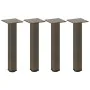 Patas para mesa de centro 4 uds acero acero natural 42-44 cm by , Table legs - Ref: Foro24-4012455, Price: 43,37 €, Discount: %