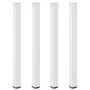 Patas para mesa de centro 4 uds acero blanco 110-112 cm von , Tischbeine - Ref: Foro24-4012481, Preis: 114,93 €, Rabatt: %