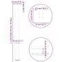 Patas para mesa de centro 4 uds acero blanco 110-112 cm von , Tischbeine - Ref: Foro24-4012481, Preis: 114,93 €, Rabatt: %