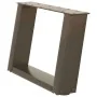 Patas de mesa centro forma U 2uds acero natural 50x(30-31) cm by , Table legs - Ref: Foro24-4012747, Price: 63,25 €, Discount: %