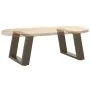 Patas de mesa centro forma U 2uds acero natural 50x(30-31) cm by , Table legs - Ref: Foro24-4012747, Price: 63,25 €, Discount: %