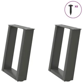 Patas para mesa de centro en forma de U 2 uds antracita acero von , Tischbeine - Ref: Foro24-4012758, Preis: 59,05 €, Rabatt: %