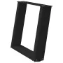 Patas de mesa de centro forma U 2uds acero negro 50x(42-43) cm de , Patas para mesas - Ref: Foro24-4012764, Precio: 65,33 €, ...