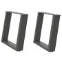 Patas para mesa de centro en forma de U 2 uds antracita acero by , Table legs - Ref: Foro24-4012766, Price: 68,53 €, Discount: %