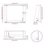 Patas para mesa de centro en forma de U 2 uds antracita acero by , Table legs - Ref: Foro24-4012766, Price: 68,53 €, Discount: %