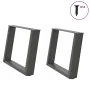 Patas para mesa de centro en forma de U 2 uds antracita acero by , Table legs - Ref: Foro24-4012770, Price: 74,08 €, Discount: %
