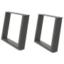 Patas para mesa de centro en forma de U 2 uds antracita acero by , Table legs - Ref: Foro24-4012770, Price: 74,08 €, Discount: %
