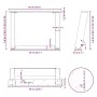Patas para mesa de centro en forma de U 2 uds antracita acero by , Table legs - Ref: Foro24-4012770, Price: 74,08 €, Discount: %