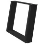Patas de mesa de centro forma U 2uds acero negro 70x(42-43) cm by , Table legs - Ref: Foro24-4012772, Price: 78,01 €, Discoun...