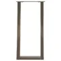 Patas mesa consola forma U 2 uds acero natural 28x(72-73) cm by , Table legs - Ref: Foro24-4012779, Price: 67,28 €, Discount: %