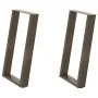 Patas para mesa comedor forma U 2uds acero natural 60x(72-73)cm de , Patas para mesas - Ref: Foro24-4012791, Precio: 86,88 €,...