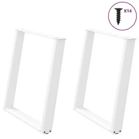 Patas para mesa de comedor en forma de U 2 uds acero blanco von , Tischbeine - Ref: Foro24-4012793, Preis: 93,01 €, Rabatt: %