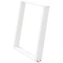 Patas para mesa de comedor en forma de U 2 uds acero blanco by , Table legs - Ref: Foro24-4012793, Price: 93,01 €, Discount: %