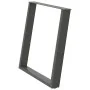 Patas para mesa comedor forma U 2uds antracita 80x(72-73) cm by , Table legs - Ref: Foro24-4012798, Price: 93,58 €, Discount: %