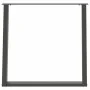 Patas para mesa comedor forma U 2uds antracita 80x(72-73) cm by , Table legs - Ref: Foro24-4012798, Price: 93,58 €, Discount: %