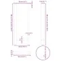 Patas para mesa de centro de acero natural 2 uds 50x(100-101)cm by , Table legs - Ref: Foro24-4013343, Price: 95,41 €, Discou...