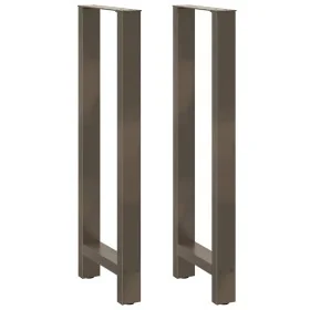 Patas para mesa de centro de acero natural 2 uds 50x(110-111)cm von , Tischbeine - Ref: Foro24-4013355, Preis: 103,32 €, Raba...