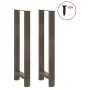 Patas para mesa de centro de acero natural 2 uds 50x(110-111)cm von , Tischbeine - Ref: Foro24-4013355, Preis: 103,30 €, Raba...