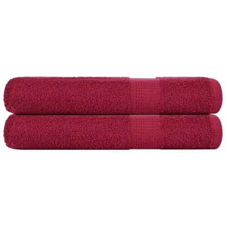 Toallas 2 uds 100% algodón burdeos 100x200 cm 600 gsm by , Towels - Ref: Foro24-136746, Price: 40,60 €, Discount: %