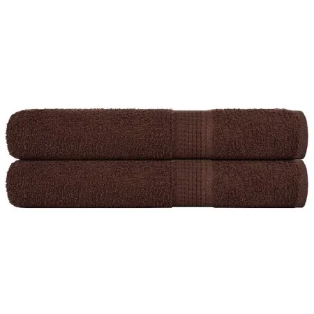 Toallas de sauna 2 uds 100% algodón marrón 80x200 cm 360 gsm by , Towels - Ref: Foro24-136767, Price: 31,19 €, Discount: %