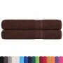 Toallas de sauna 2 uds 100% algodón marrón 80x200 cm 360 gsm by , Towels - Ref: Foro24-136767, Price: 31,19 €, Discount: %